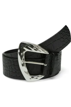 Vero Moda Cinturón efecto piel con hebilla metálica Negro Hot