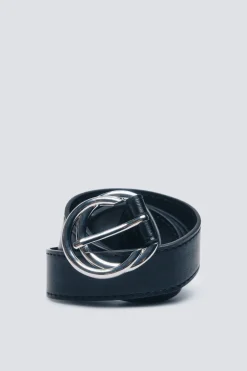 Springfield Cinturón hebilla doble negro Sale