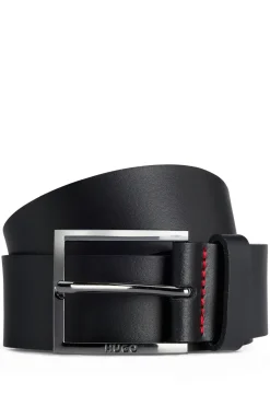 HUGO Cinturón piel Negro Discount