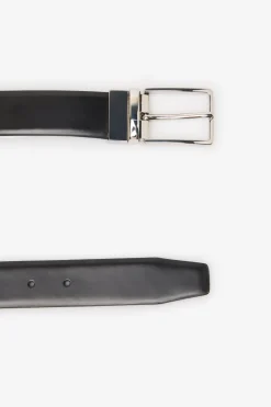 Cortefiel Cinturón piel reversible Negro Best