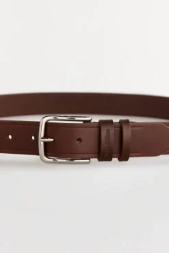 Pedro del Hierro Cinturón piel sport Marr&oacute;n Sale