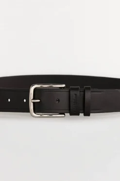 Pedro del Hierro Cinturón piel sport Negro Sale