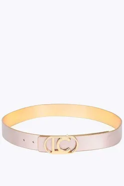 Lola Casademunt Cinturón reversible Amarillo Outlet