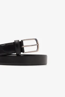 Cortefiel Cinturón sport piel Negro Outlet