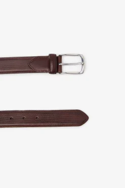 Cortefiel Cinturón sport piel Marr&oacute;n oscuro Hot