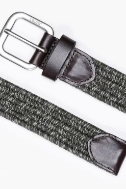 Levi's Cinturón Strech Woven Verde Discount