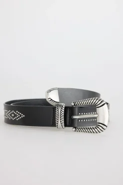 Slowlove Cinturón tachuelas Negro New