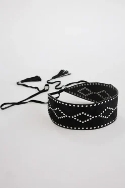 Slowlove Cinturon fajin cuerdas Negro