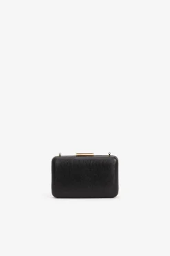 Vilanova Clutch efecto piel rectangular Negro Best