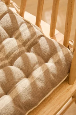 Calma House Cojín de silla cuadrado en tono piedra Sorento beige Outlet