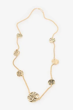 Cortefiel Collar medallas largo Dorado