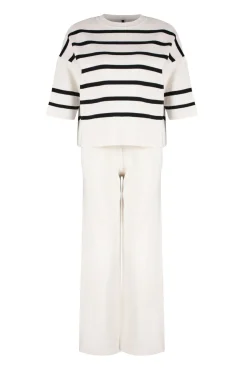 Trendyol Conjunto básico punto con rayas marfil Hot