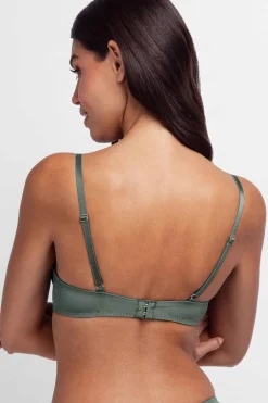 Dorina Conjunto de dos piezas Madison con relleno ligero y escote pronunciado gris Best