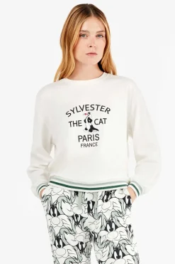 Gisela Conjunto pijama Sylvester en punto interlock beige Online