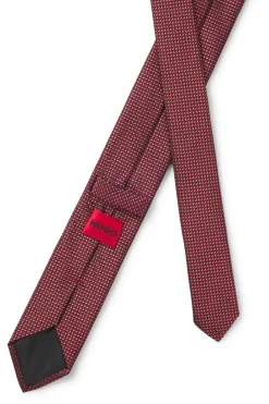 HUGO Corbata seda Rojo Best