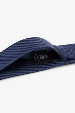 Cortefiel Corbata seda natural Azul marino Clearance