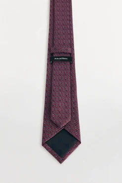 Pedro del Hierro Corbata seda natural Burdeos Best