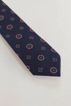 Pedro del Hierro Corbata seda natural Azul