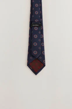 Pedro del Hierro Corbata seda natural Azul