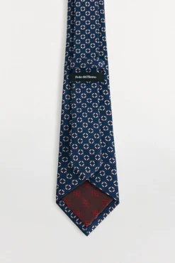 Pedro del Hierro Corbata seda natural Azul Discount