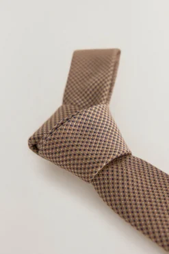 Pedro del Hierro Corbata seda natural Beige Hot