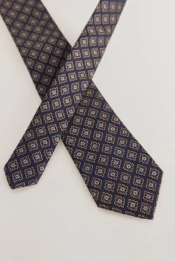 Pedro del Hierro Corbata seda natural Azul Online