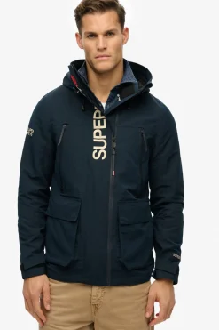Superdry Corta-viento Hood ultimate emb azul Clearance