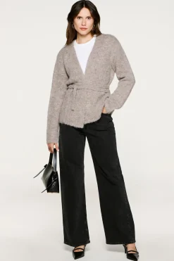 Selected Cárdigan alpaca lazada Beige Discount