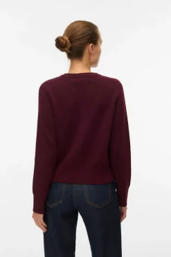 Vero Moda Cárdigan botones corazón Morado Outlet