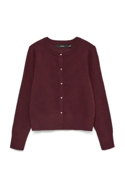 Vero Moda Cárdigan botones corazón Morado Outlet