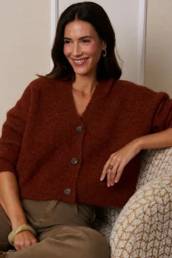 Polín Et Moi Cárdigan botones Minnie Granate Online