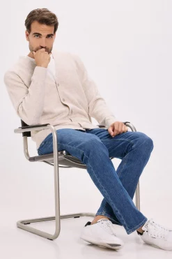 Jack & Jones Cárdigan básico de punto liso Beige Best