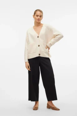 Vero Moda Cárdigan con bolsillos Beige Online