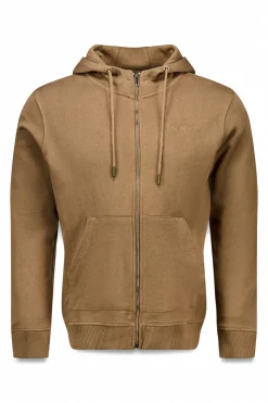 OOTO Cárdigan con capucha Marr&oacute;n Hot