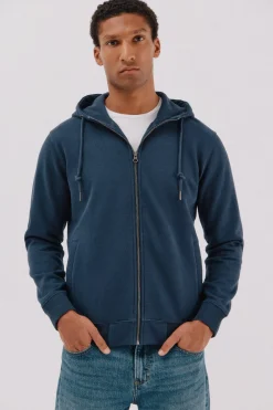 Cortefiel Cárdigan con capucha Azul marino New