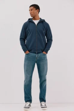 Cortefiel Cárdigan con capucha Azul marino New