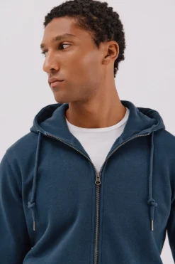 Cortefiel Cárdigan con capucha Azul marino New