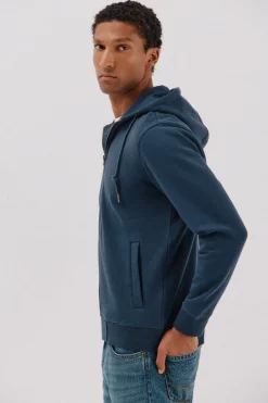 Cortefiel Cárdigan con capucha Azul marino New