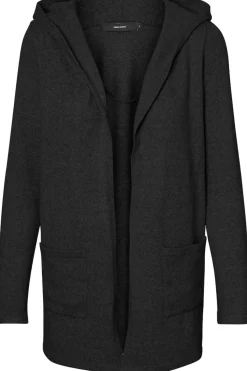 Vero Moda Curve Cárdigan con capucha talla grande Negro Discount