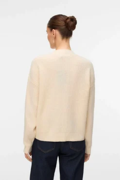 Vero Moda Cárdigan corto de manga larga Beige Online
