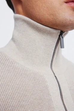 Springfield Cárdigan cremallera nude Best