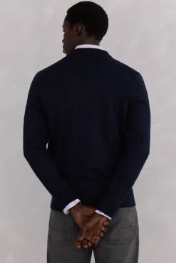 Pedro del Hierro Cárdigan cremallera Azul Discount