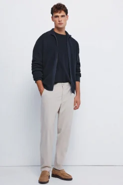 Springfield Cárdigan cremallera azul Best