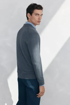 Pedro del Hierro Cárdigan cremallera Gris Online