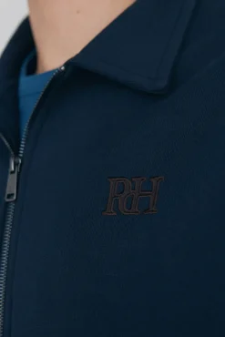 Pedro del Hierro Cárdigan cremallera logo Azul Outlet