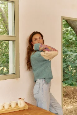 Jaase Cárdigan de punto Turquesa Outlet