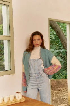 Jaase Cárdigan de punto Turquesa Outlet