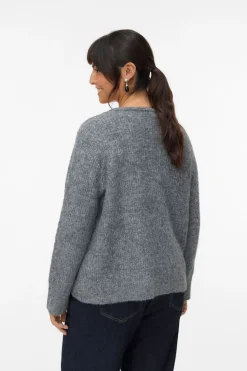 Vero Moda Curve Cárdigan de punto Curve Gris New