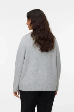 Vero Moda Curve Cárdigan de punto Curve Gris Online