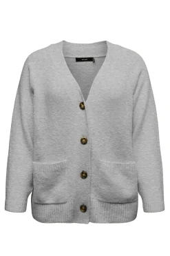 Vero Moda Curve Cárdigan de punto Curve Gris Online